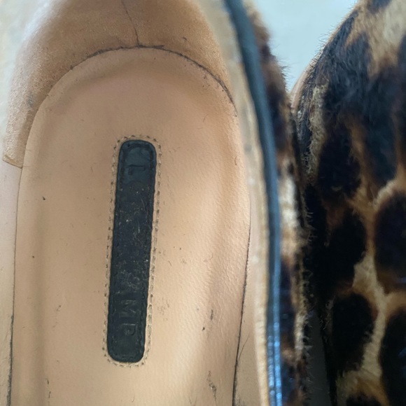 Longchamp Calf Hair Leopard Platform Penny Loafer size 35 - Picture 7 of 7